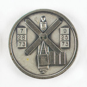 Lot #335 Gene Cernan's Flown Skylab 3 (SLM-2) Robbins Medal - Image 2