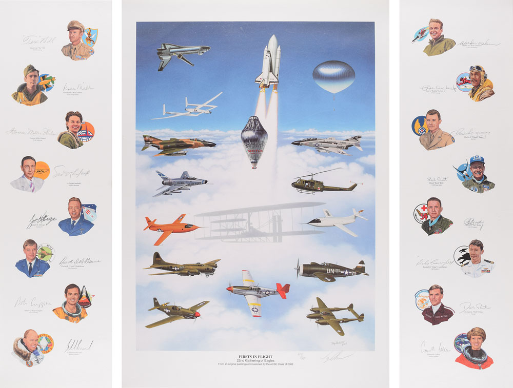 Lot #8003  Firsts in Flight Lithograph Suite