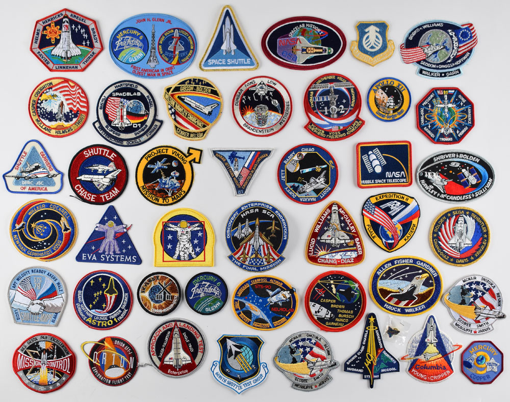 Lot #8605  NASA Patch Collection