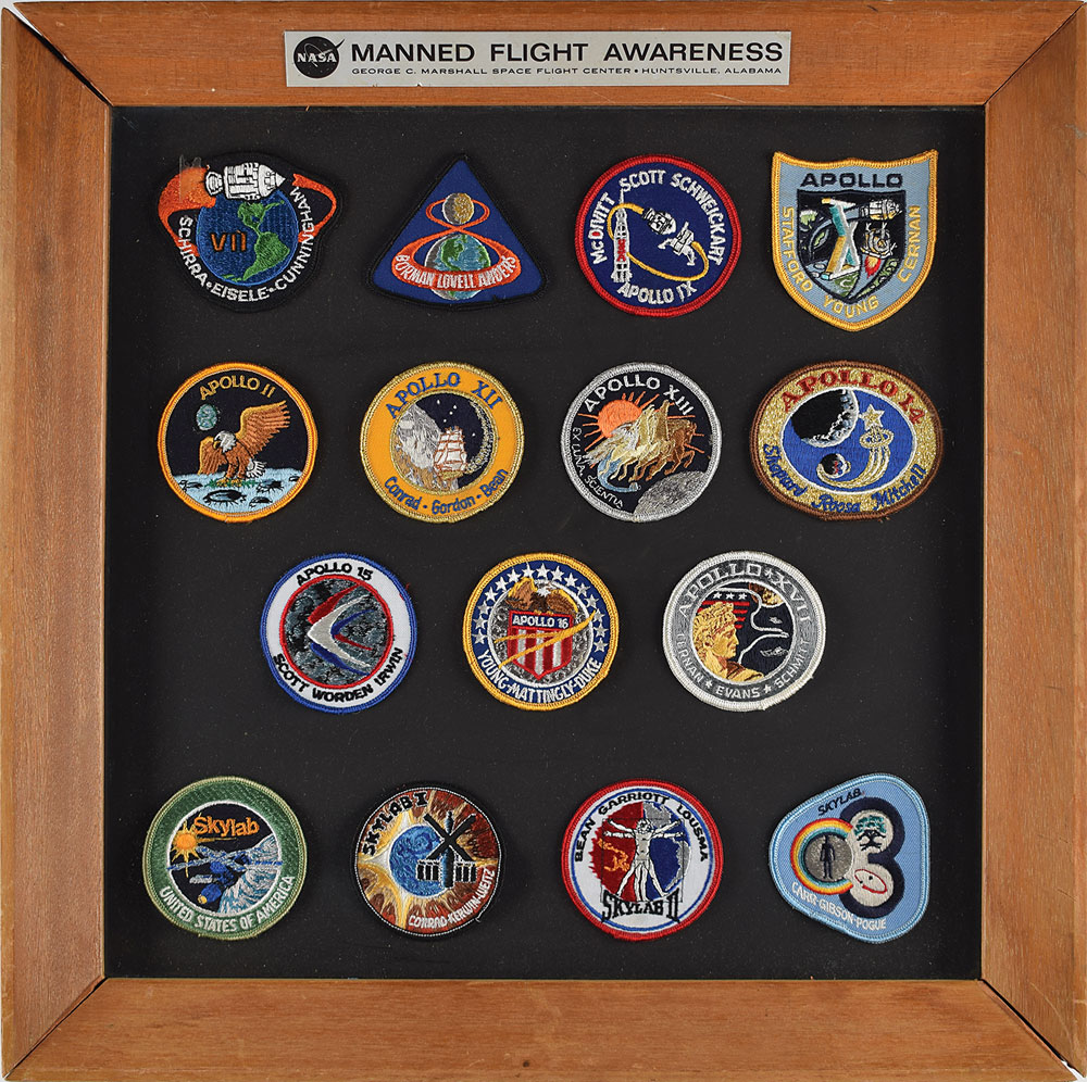 Apollo Mission Patch Display