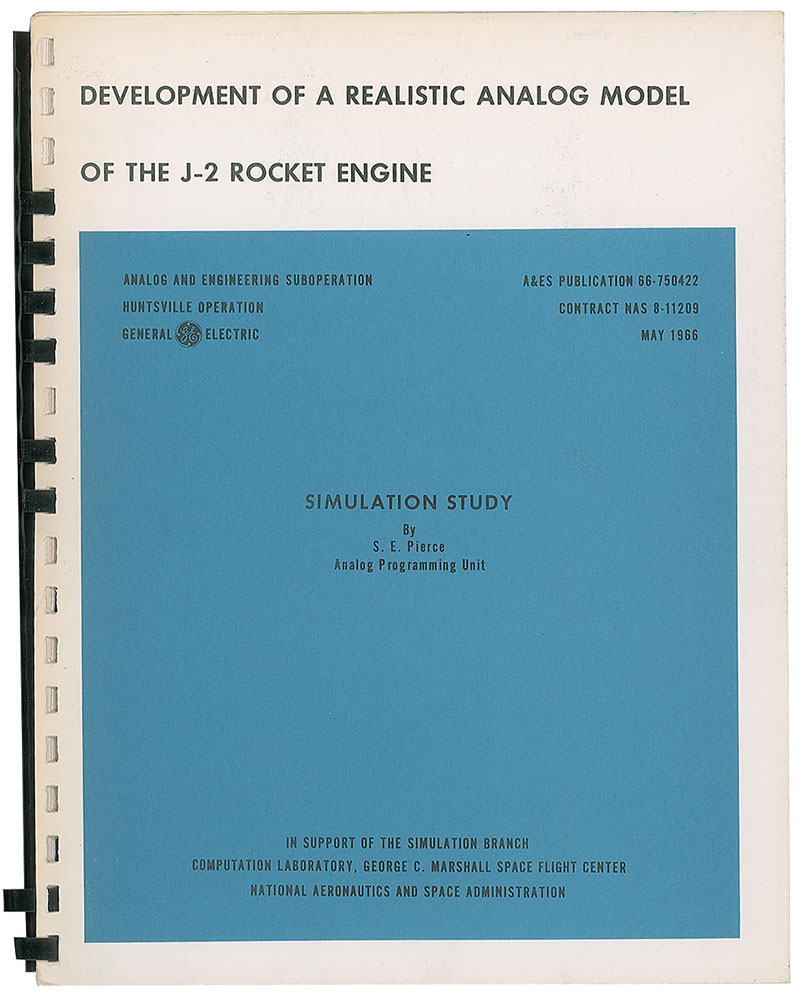 Lot #8024  General Electric J-2 Rocket Engine Simulation Study Report