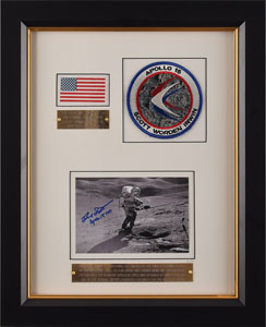Lot #8336 Dave Scott's Apollo 15 Lunar Flown Flag