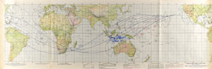 Lot #8220 Buzz Aldrin Signed Apollo 11 Earth Orbit Chart