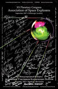 Lot #8557  XX Planetary Congress Signed Poster