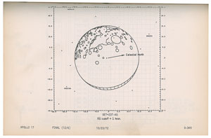 Lot #8353  Apollo 17 Flight Plan - Image 3