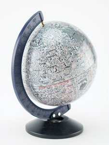 Lot #8560 Anatoly Berezovoy Signed Lunar Globe - Image 2