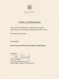 Lot #8014  Grumman/NASA LEM Replica Model - Image 5