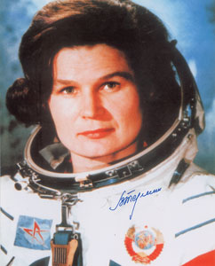 Lot #8573 Valentina Tereshkova Signed Photograph