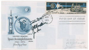 Lot #8485  Apollo 15 Signed Cover - Image 1