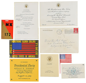 Lot #8413  Apollo 11 State Dinner Group Lot - Image 1
