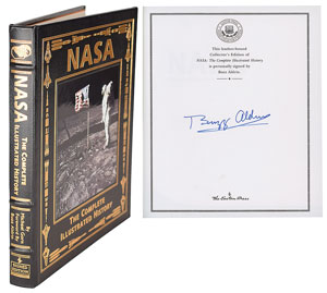 Lot #8398 Buzz Aldrin Signed Book - Image 1