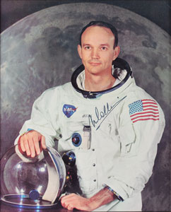 Lot #8230  Apollo 11 Signed Photograph Display - Image 2