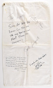 Lot #8260  Apollo 13 Crew-Signed Gag Bag