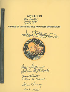 Lot #8298  Apollo 13 Signed Manual
