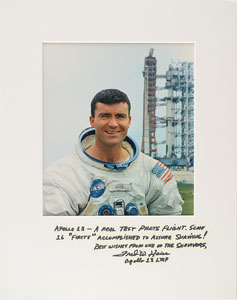Lot #8455 Fred Haise Signed Photograph