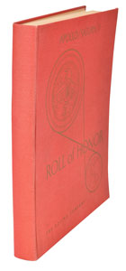 Lot #8517  Apollo/Saturn V Roll of Honor Book