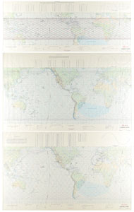 Lot #8622  Space Shuttle Set of (3) Mission Charts - Image 1