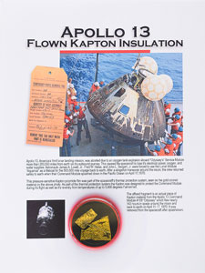Lot #8436  Apollo 13 Flown Kapton Foil