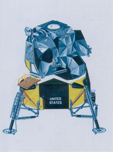 Lot #8144  NASA/Grumman Apollo Lunar Module Transgraphic Brochure
