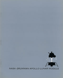 Lot #8144  NASA/Grumman Apollo Lunar Module Transgraphic Brochure - Image 2