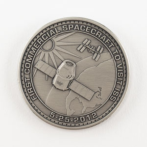 Lot #8680  SpaceX COTS Demo Flight 2 Coin - Image 2