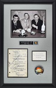 Lot #8297  Apollo 13 Signed Display