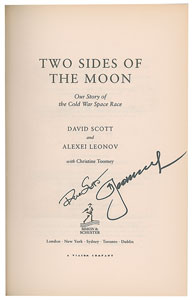 Lot #8329 Dave Scott and Alexei Leonov Signed Book - Image 2
