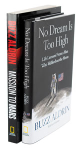 Lot #2352 Buzz Aldrin Signed Books - Image 1