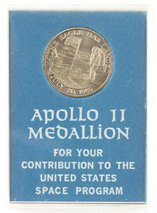 Lot #8226  Apollo 11 Medallion