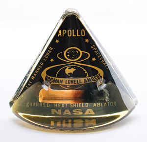 Lot #8087  Apollo 8 Flown Heat Shield Ablator