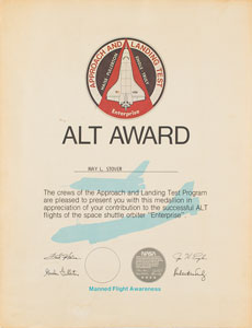 Lot #8602  Approach and Landing Test Medallion and Certificate - Image 3