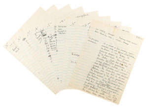 Lot #8372 Wernher von Braun Handwritten Manuscript - Image 2