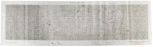 Lot #8483  Apollo 15 Command Module Lunar Orbit Chart