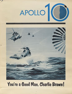 Lot #8396  Apollo 10 Recovery Poster