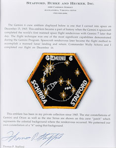 Lot #8078 Tom Stafford's Gemini 6 Flown Patch - Image 2