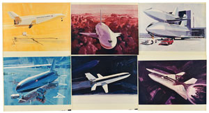 Lot #8613  Space Shuttle Group of (23) Early Conceptual Photographs - Image 2