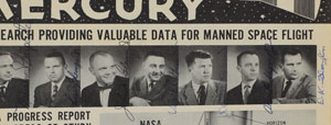 Lot #8046  Mercury 7 Signed Booklet - Image 2