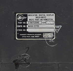 Lot #8097  Apollo Command Module Electroluminescent Display Indicator - Image 4