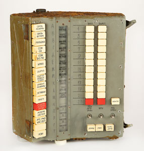 Lot #8587  Soyuz Information Display System Control Panel (Right)