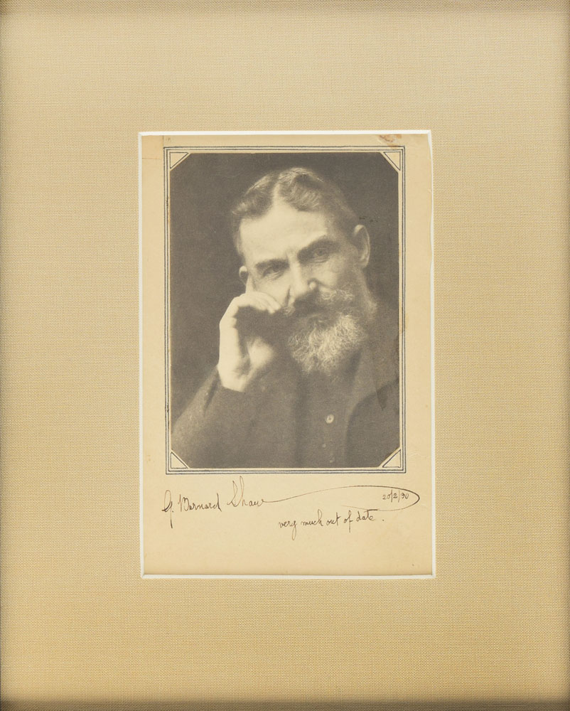 Lot #719 George Bernard Shaw