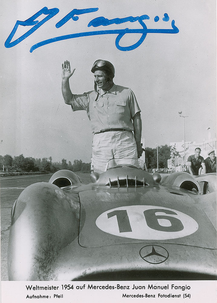 Lot #1321 Juan Manuel Fangio
