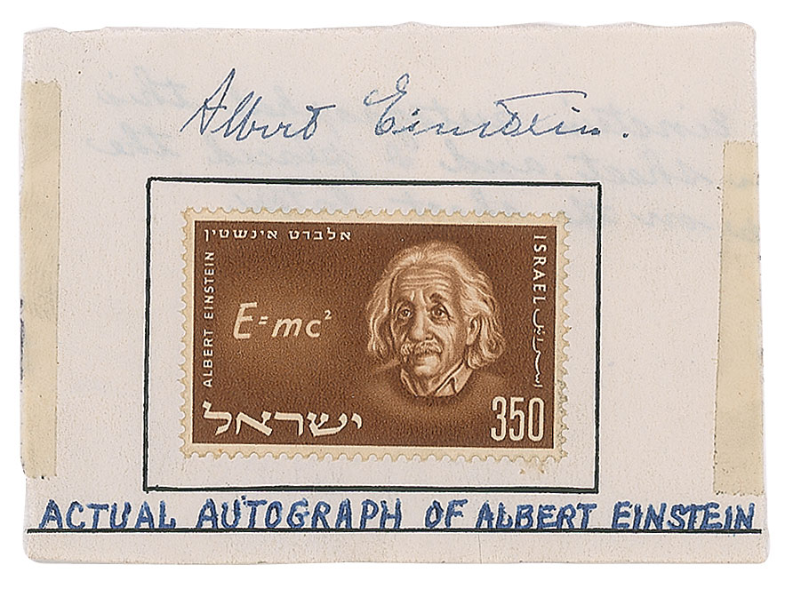 Lot #199 Albert Einstein