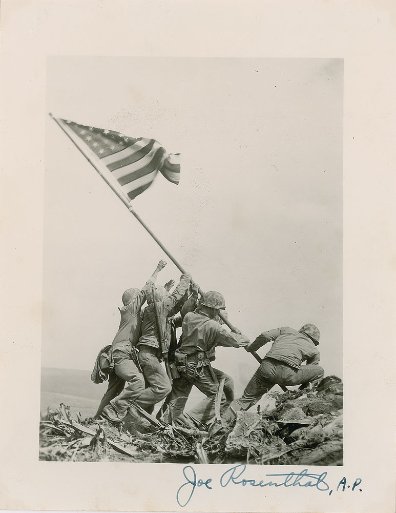 Lot #210  Iwo Jima: Joe Rosenthal