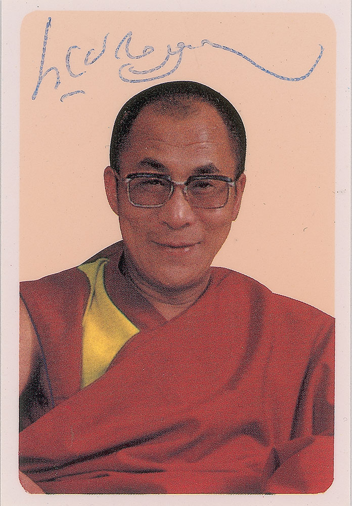 Lot #336  Dalai Lama