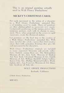 Lot #565 Daisy Duck production cel from Mickey's Christmas Carol - Image 3
