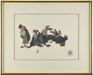 Lot #680 Vultures production cel from The Jungle Book - Image 2