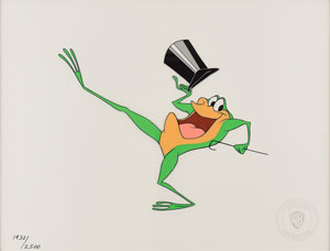 Lot #700 Michigan J. Frog limited edition sericel from Warner Bros. Animation - Image 1