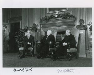 Lot #125 Gerald Ford and John Paul Stevens - Image 1