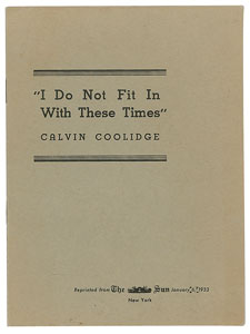 Lot #105 Calvin Coolidge - Image 2