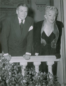 Lot #954 Marilyn Monroe and Laurence Olivier